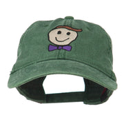 Smile Dad Embroidered Washed Cap