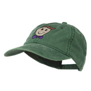 Smile Dad Embroidered Washed Cap