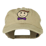 Smile Dad Embroidered Washed Cap