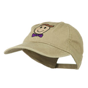 Smile Dad Embroidered Washed Cap