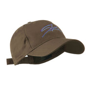 Ski Wording in Cursive Embroidered Cap