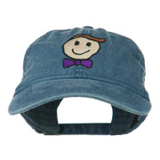 Smile Dad Embroidered Washed Cap