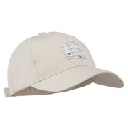 Christmas Trees with Snow Embroidered Cap