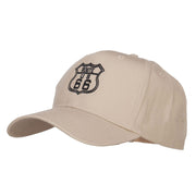 US Route 66 Embroidered Cap