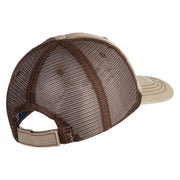 U.S. Army 25th Infantry Division Embroidered Low Profile Special Cotton Mesh Cap - Khaki-Brown OSFM