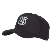 US Route 66 Embroidered Cap