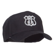 US Route 66 Embroidered Cap