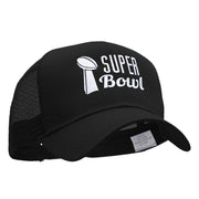 Super Bowl Embroidered Solid Cotton Prostyle Twill Mesh Cap