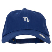 Scorpio Zodiac Sign Embroidered Unstructured Cap