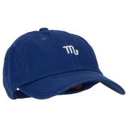 Scorpio Zodiac Sign Embroidered Unstructured Cap