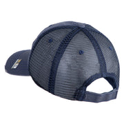 U.S. Army 25th Infantry Division Embroidered Low Profile Special Cotton Mesh Cap - Navy OSFM