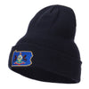 Pennsylvania State Flag Map Embroidered Long Beanie