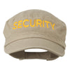 Security Embroidered Enzyme Army Cap