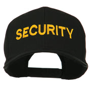 Security Letter Embroidered High Profile Cap