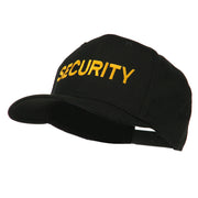 Security Letter Embroidered High Profile Cap