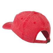 Smile Face Embroidered Washed Cap