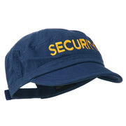 Security Embroidered Enzyme Army Cap