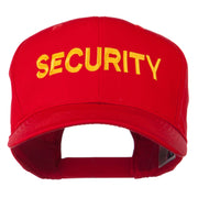 Security Letter Embroidered High Profile Cap