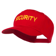 Security Letter Embroidered High Profile Cap