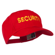 Security Letter Embroidered High Profile Cap