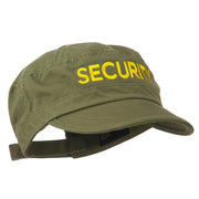 Security Embroidered Enzyme Army Cap