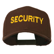 Security Letter Embroidered High Profile Cap