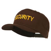 Security Letter Embroidered High Profile Cap