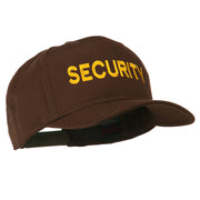 Security Letter Embroidered High Profile Cap