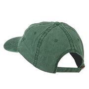 Smile Face Embroidered Washed Cap