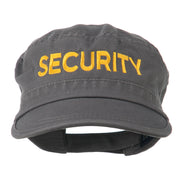 Security Embroidered Enzyme Army Cap