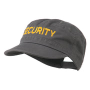 Security Embroidered Enzyme Army Cap