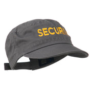 Security Embroidered Enzyme Army Cap