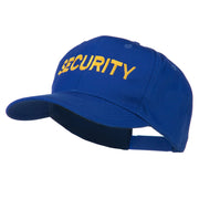 Security Letter Embroidered High Profile Cap