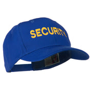 Security Letter Embroidered High Profile Cap