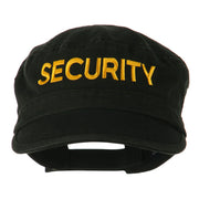 Security Embroidered Enzyme Army Cap