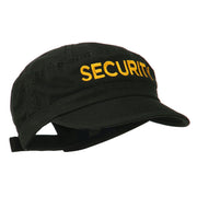 Security Embroidered Enzyme Army Cap