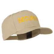 Security Letter Embroidered High Profile Cap