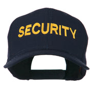 Security Letter Embroidered High Profile Cap