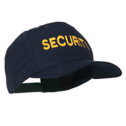 Security Letter Embroidered High Profile Cap