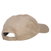 Schnauzer Dog Head Embroidered Low Cap