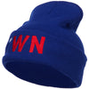 Taiwan TWN Flag Embroidered Long Beanie