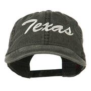 US Mid State Texas Embroidered Washed Cap