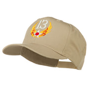 13th Air Force Badge Embroidered Cap