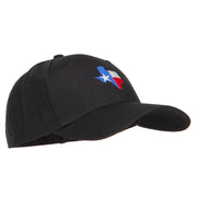 Texas Flag Map Embroidered Cotton Twill Cap