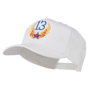 13th Air Force Badge Embroidered Cap