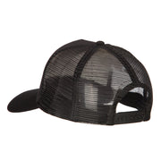 101st Airborne Retired Embroidered Solid Cotton Mesh Pro Cap