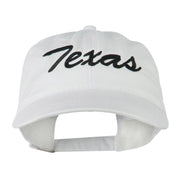 US Mid State Texas Embroidered Washed Cap