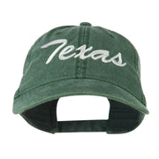 US Mid State Texas Embroidered Washed Cap