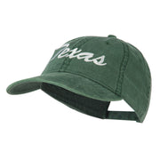 US Mid State Texas Embroidered Washed Cap