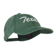 US Mid State Texas Embroidered Washed Cap